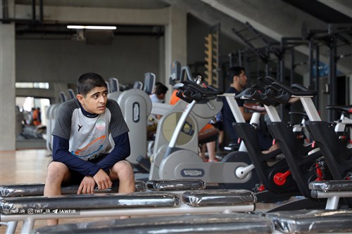 تمرین وزنه و بدنسازی تیم ملی کشتی آزاد نوجوانان (گزارش تصویری)